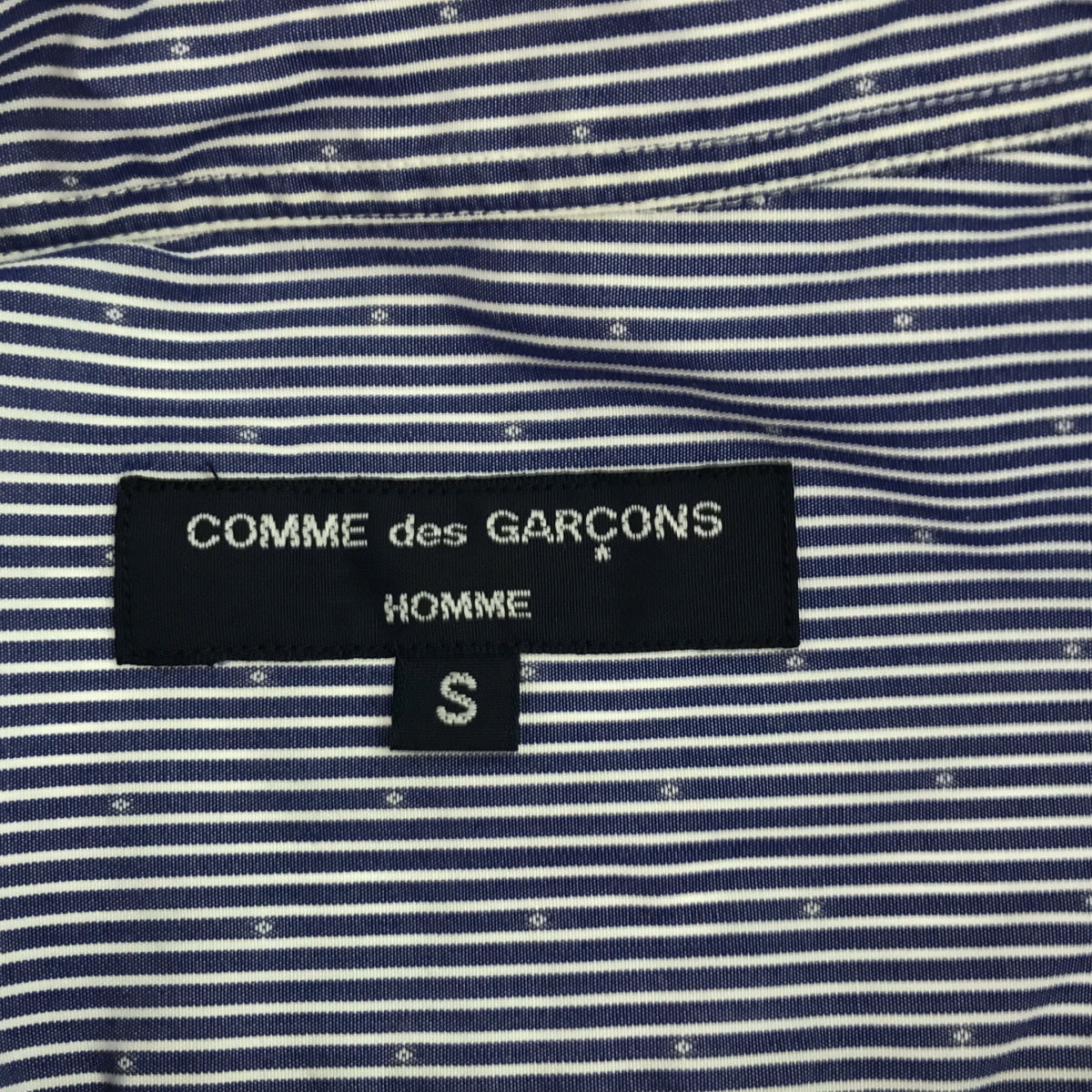 COMME des GARCONS HOMME | 2019SS | All-over print button-down shirt | S | Navy/gray | Men's