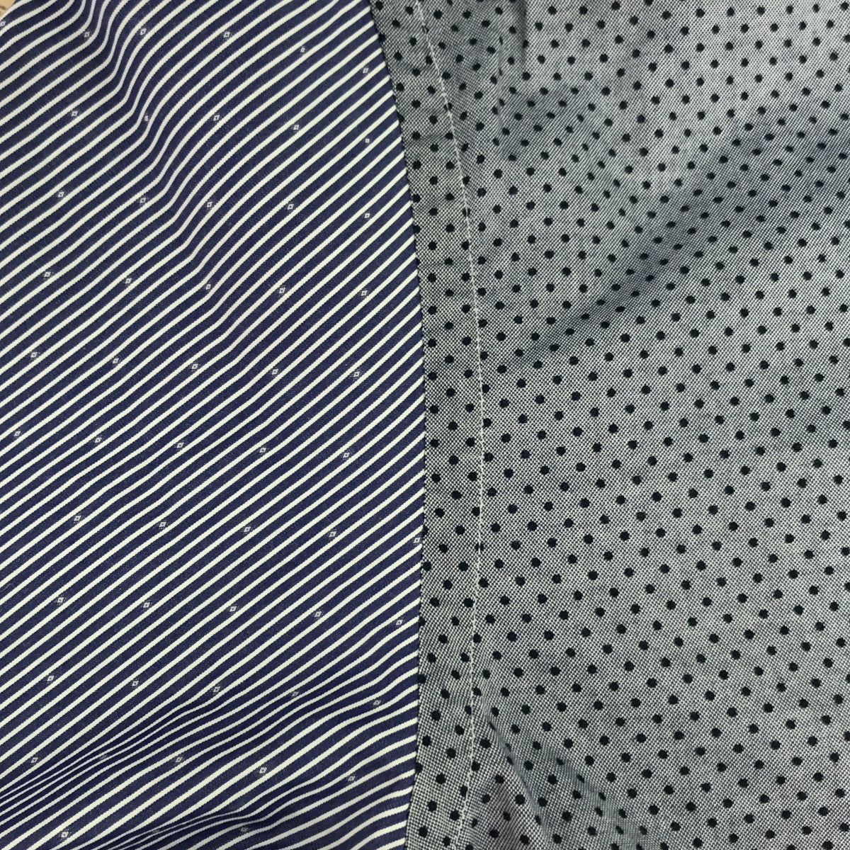 COMME des GARCONS HOMME | 2019SS | All-over print button-down shirt | S | Navy/gray | Men's