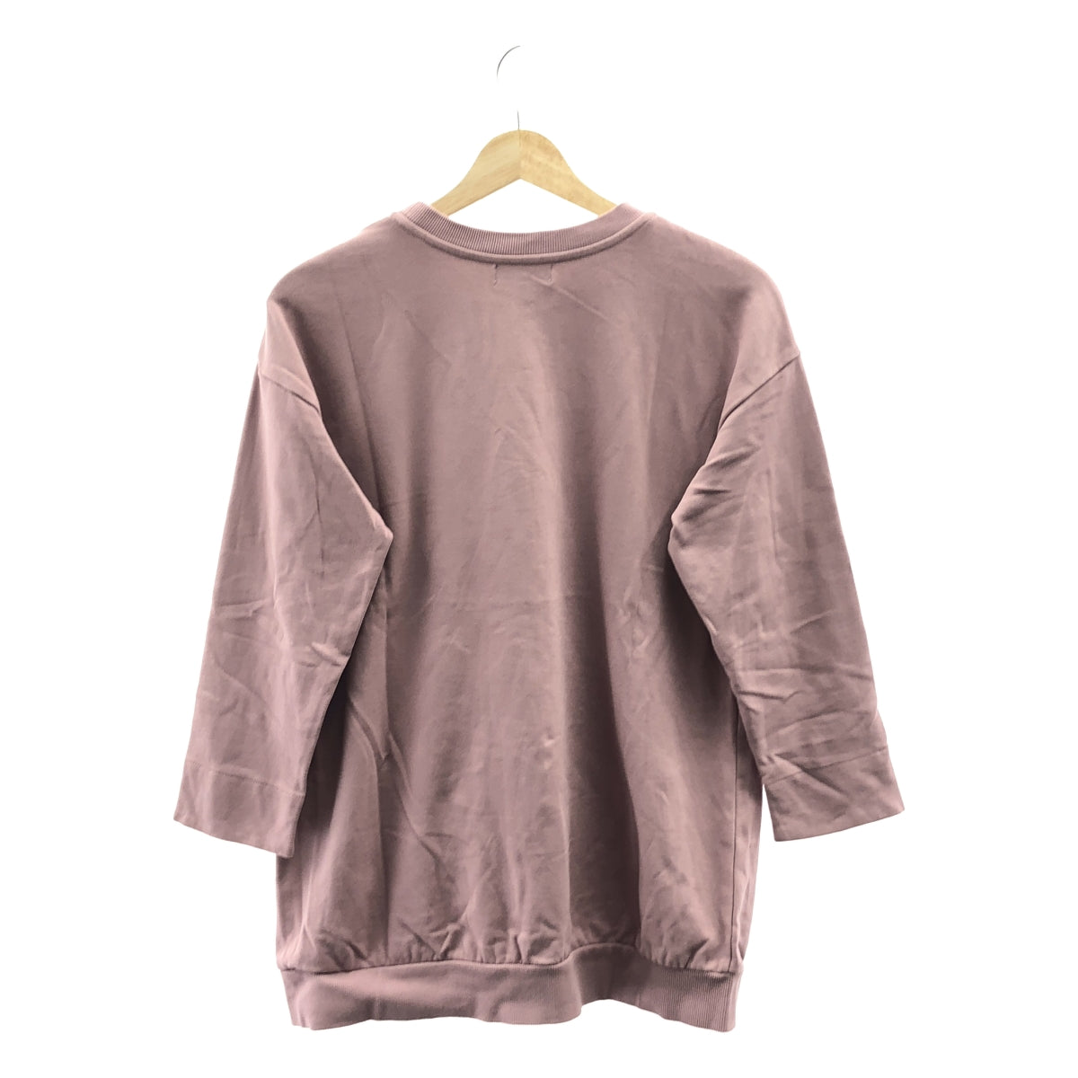 BLUE LABEL CRESTBRIDGE / 블루 라벨 크레스트 브릿지 | 매달아 뒷머리 7 분 소매 스웨트 컷 톱 | 38 | 여성