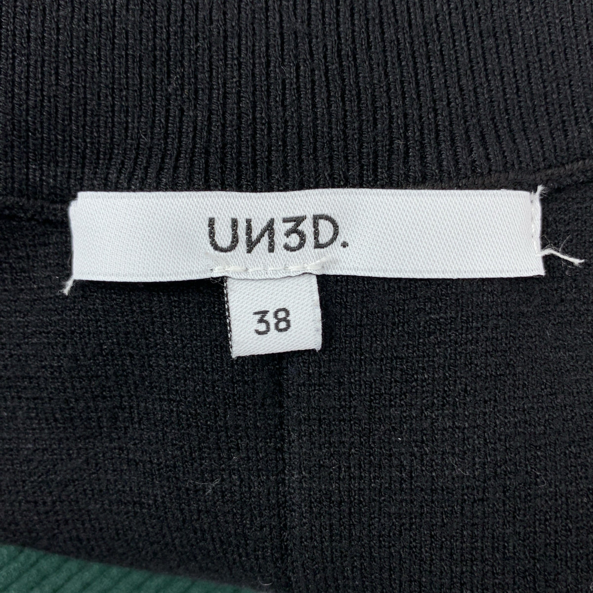 UN3D / 앤슬리드 | 2024AW | TRI-COLLOR COCOON KNIT OP 트리코롤 니트 원피스 | 38 | 여성