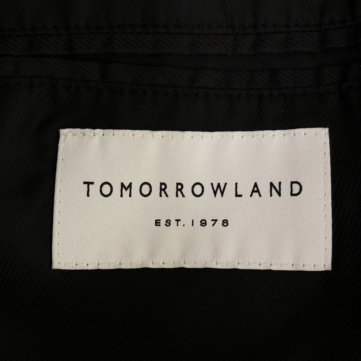 TOMORROWLAND / トゥモローランド | ウール ニットメルトン 千鳥格子柄 ステンカラーコート | S | ネイビー | メンズ