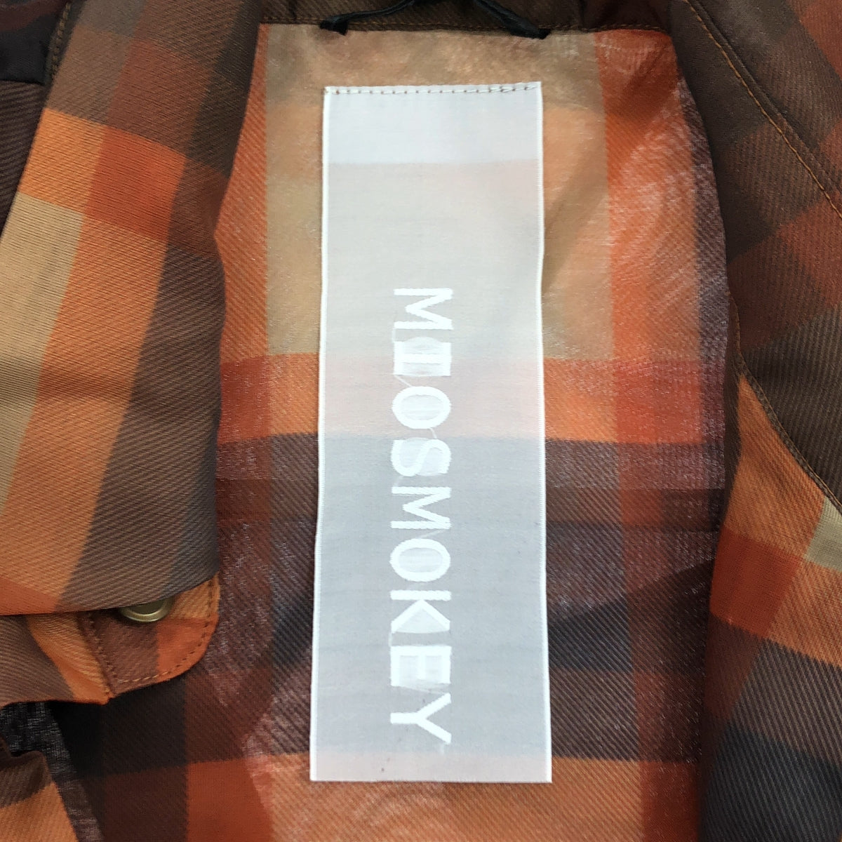 MIOSMOKEY / 미오즈모키 | 체크 시어 셔츠 원피스 | 36 | 여성