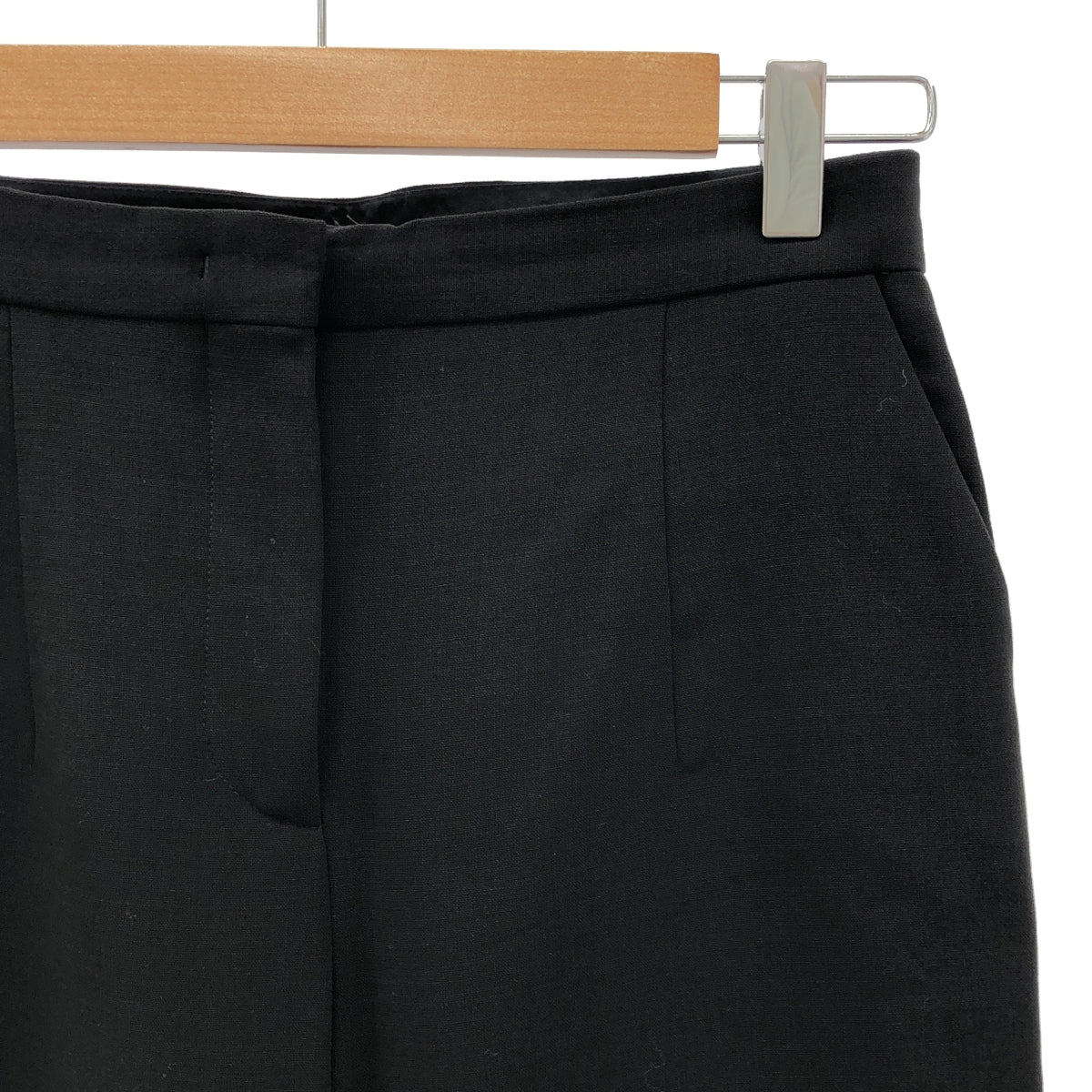 【미품】 FENDI / 펜디 | 사이드 라인 전환 슬랙스 | 38 | 블랙 | 여성