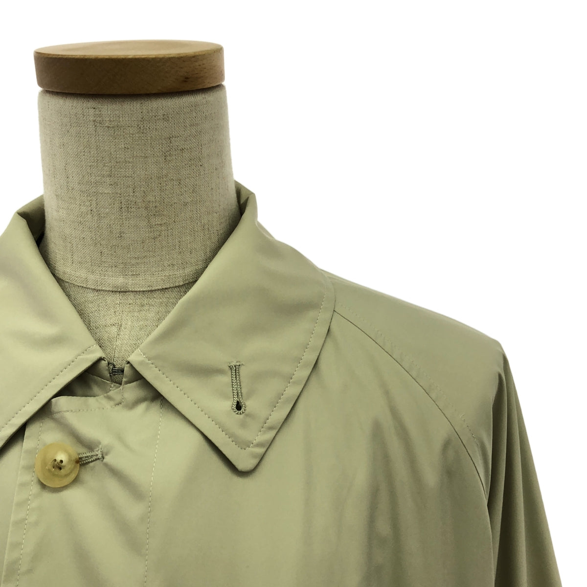 AURALEE / オーラリー | SUPER LIGHT POLYESTER SOUTIEN COLLAR CORT ライト ポリエステル コート | 0 | レディース