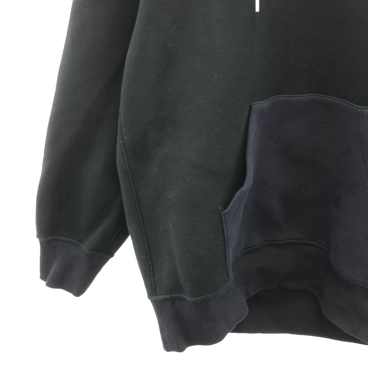 sacai | 2024SS | Sponge Sweat Hoodie | Bicolor Sweat Hoodie | 1 | Navy/Black | Men's