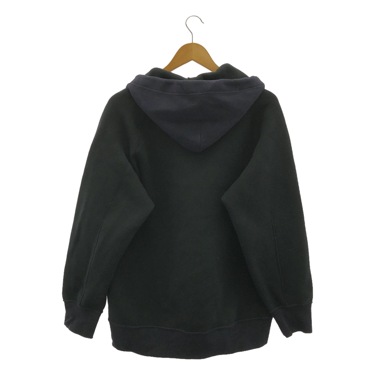 sacai | 2024SS | Sponge Sweat Hoodie | Bicolor Sweat Hoodie | 1 | Navy/Black | Men's