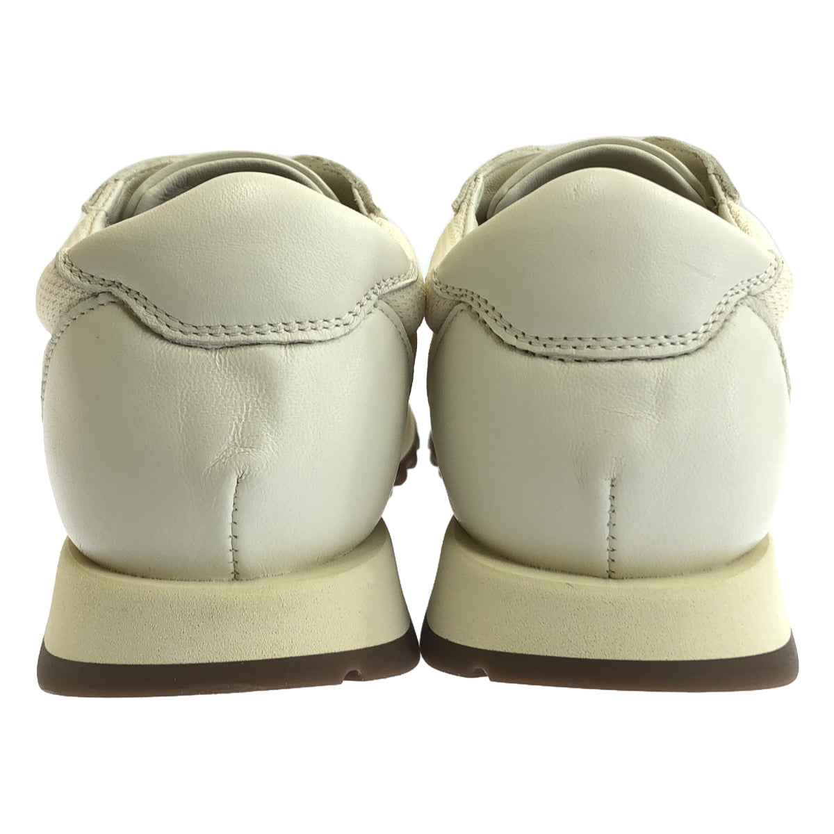【美品】 THE ROW / ザロウ | OWEN RUNNER / レザー切替 ローカット スニーカー | 37.5 | MILK/WHITE/BROWN | レディース