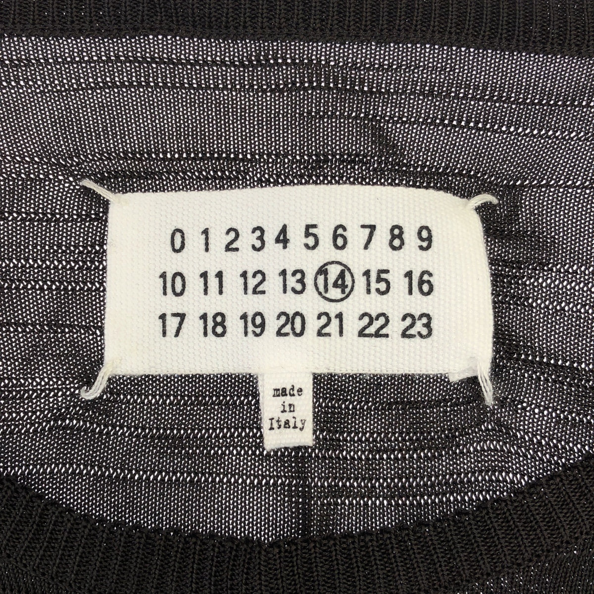 Maison Margiela / メゾンマルジェラ | 2017 | クルーネック サマーニット | M | ブラウン | メンズ