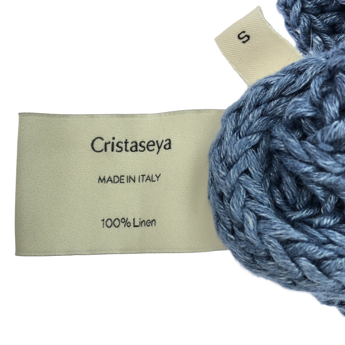 Cristaseya / クリスタセヤ | 3-yarn knit リネン プルオーバーニット | S | メンズ
