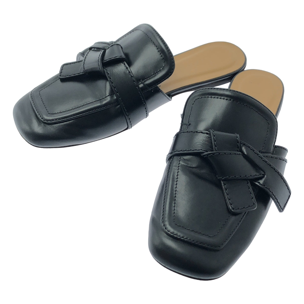 LOEWE | GATE 平底穆勒涼鞋 | 36 碼 | 黑色 | 女款