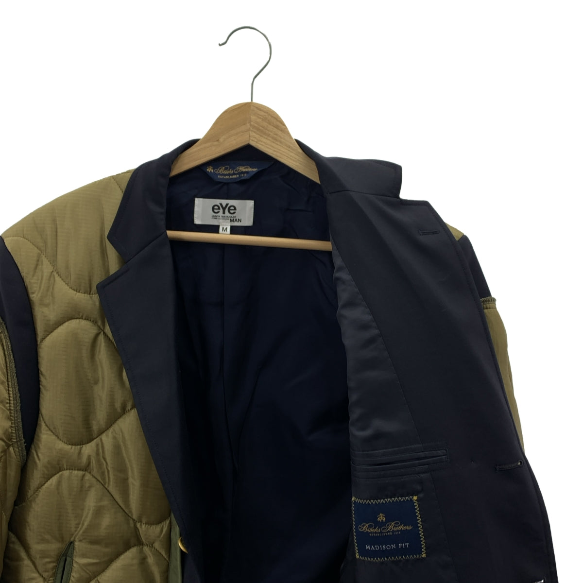 渡邊淳彌 (JUNYA WATANABE) COMME des GARCONS MAN | 2021AW | × BROOKS BROTHERS 絎縫醫學訂製夾克 | M | 男款