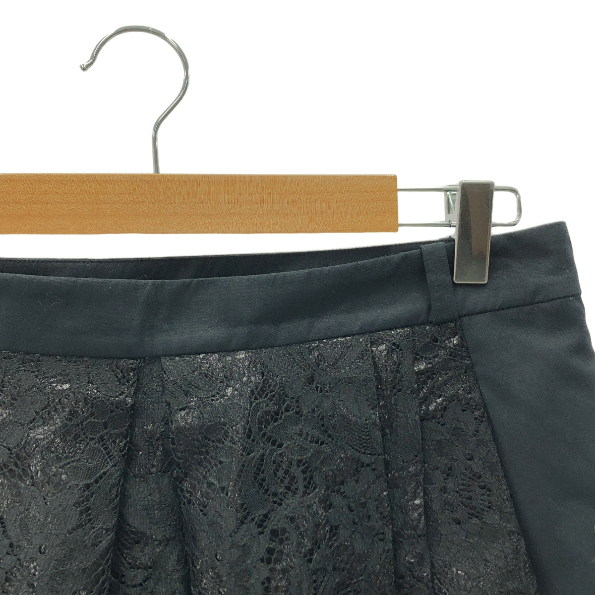 BALENCIAGA | Flower cutwork lace skirt / lined | 36 | Women's