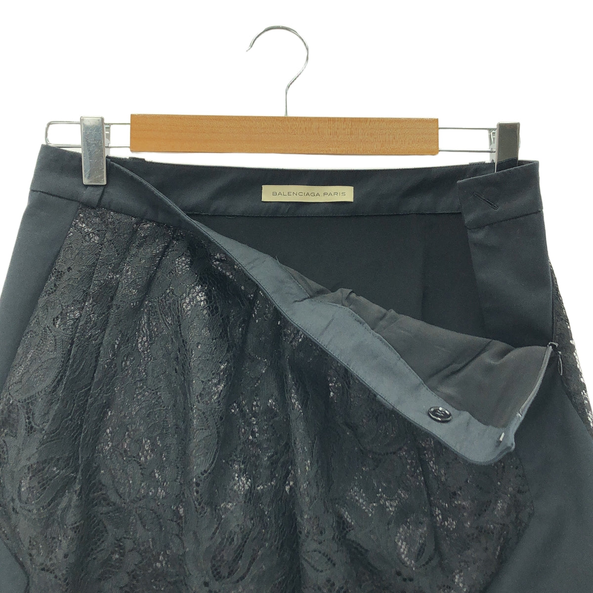 BALENCIAGA | Flower cutwork lace skirt / lined | 36 | Women's