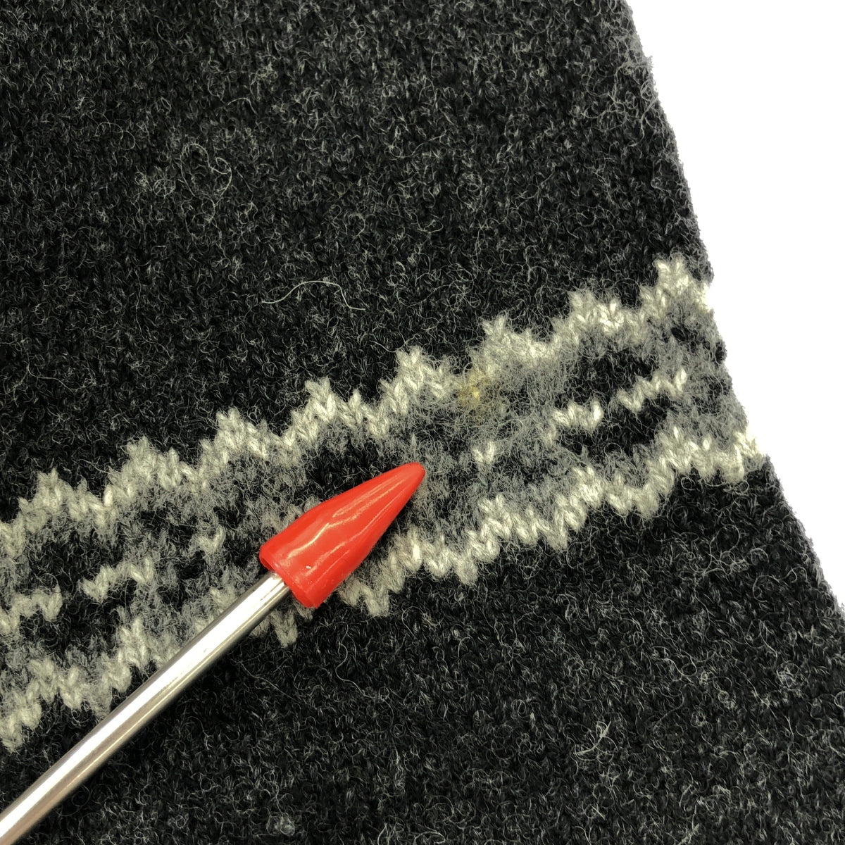 MARGARET HOWELL | Crew neck striped wool knit | M | Men's