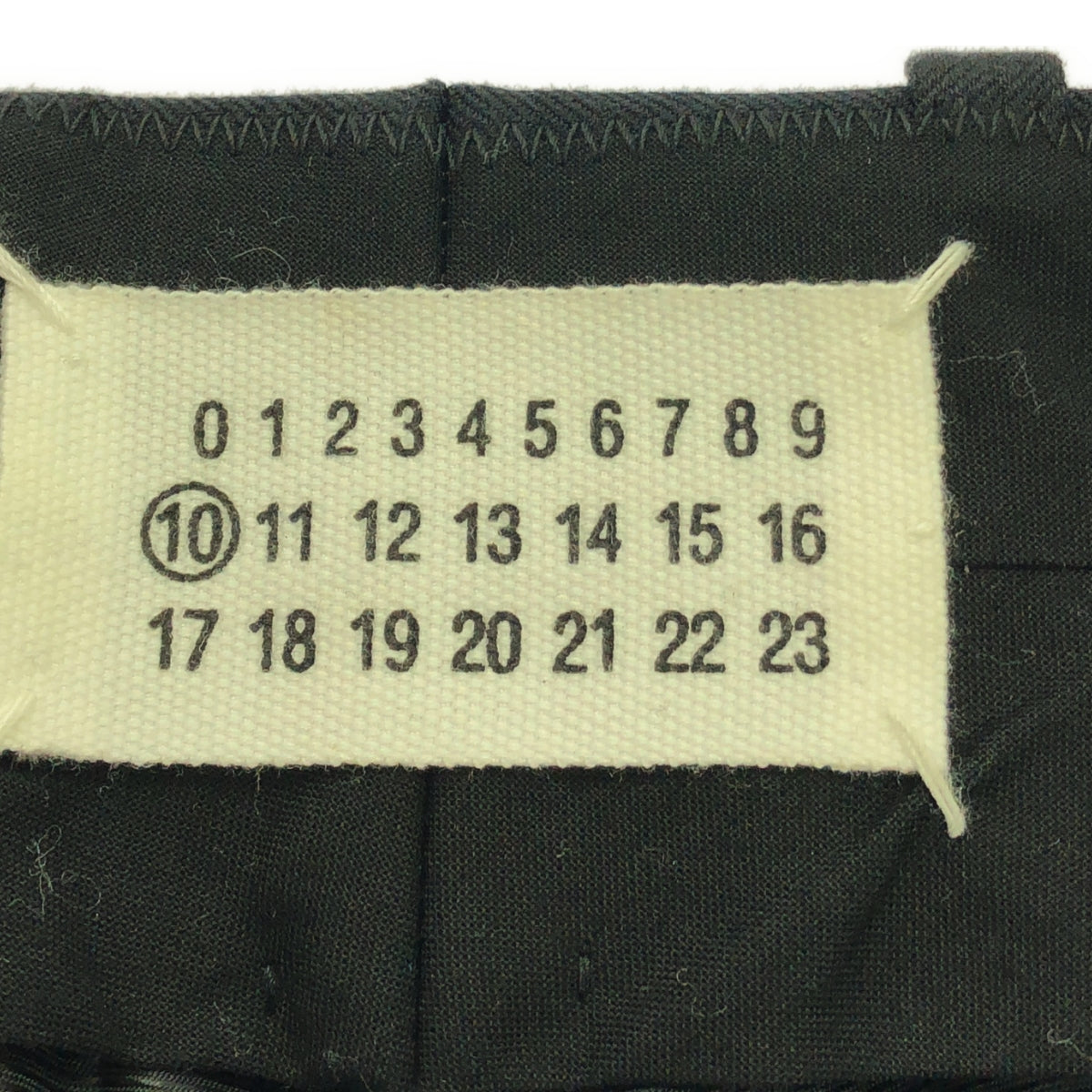 Martin Margiela / マルタンマルジェラ | 2008AW | ここのえ コットン混 ストレートパンツ | 44 | ブラック | メンズ