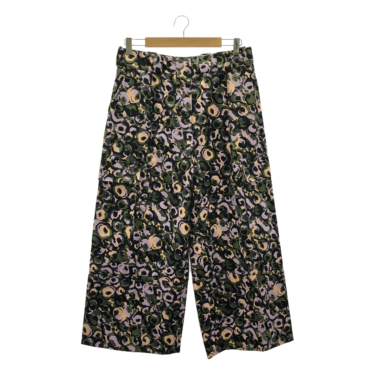 MARNI / マルニ | コットン フラワー 花柄 ワイド パンツ | 40 | マルチカラー | レディース