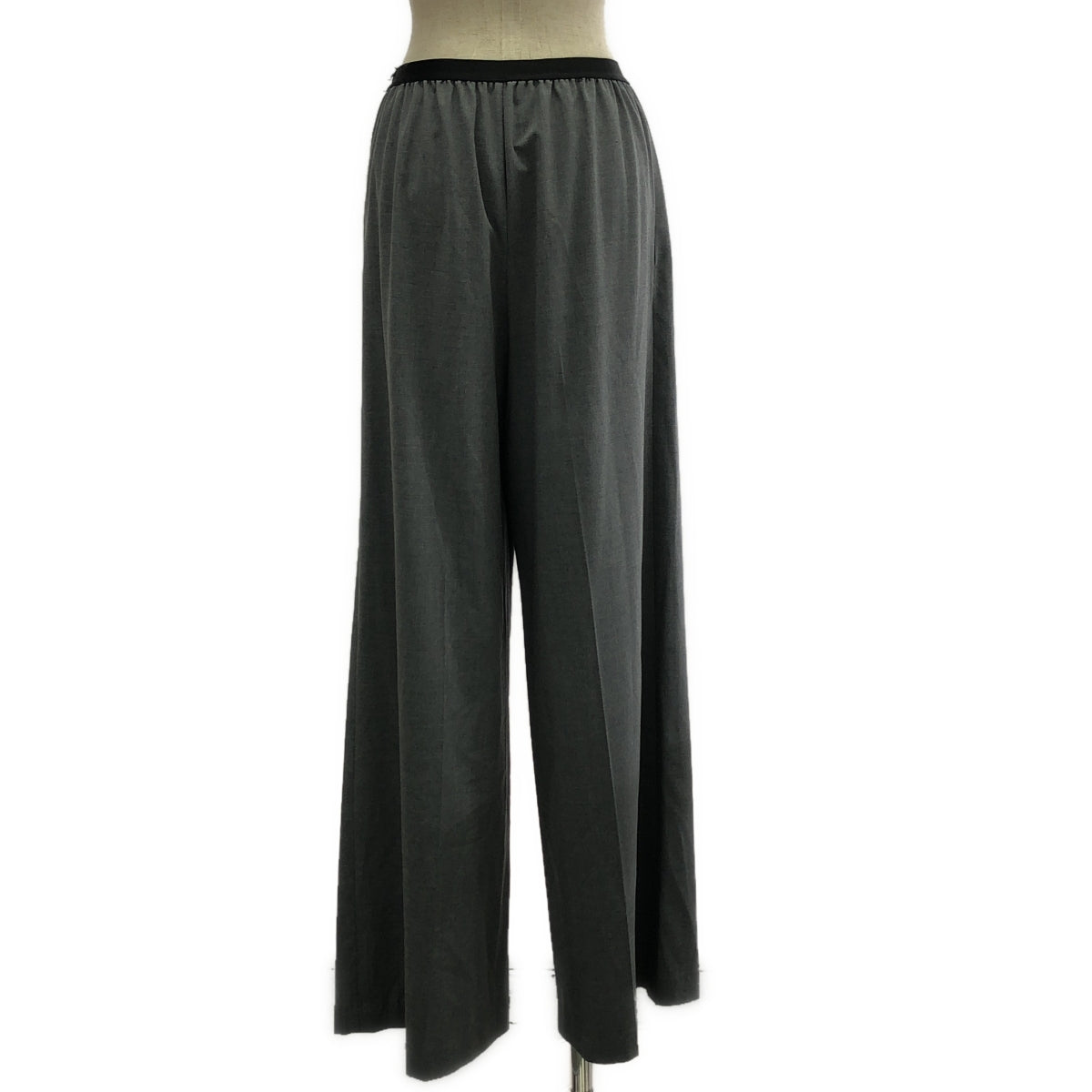 【美品】 PRANK PROJECT / プランクプロジェクト | Layered Wide Pants レイヤードワイドパンツ | 38 | グレー×ブラック | レディース