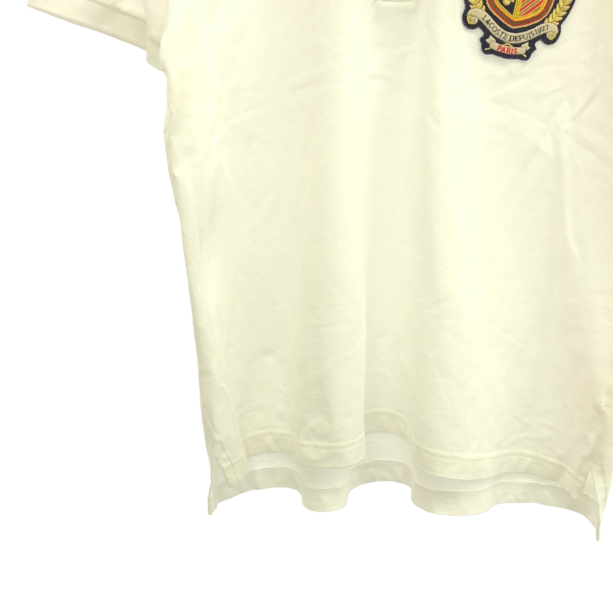 LACOSTE | Emblem patch pique polo shirt | Size 5 | Men's