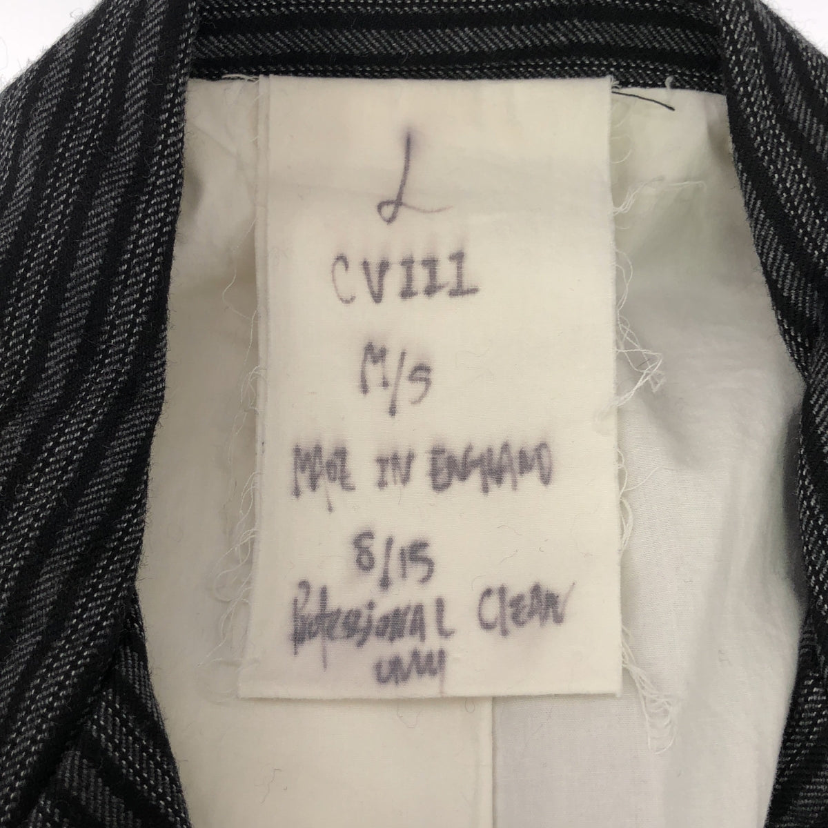 【미품】 JOHN ALEXANDER SKELTON / 존 알렉산더 스켈레톤 | tweed jacket / 트위드 싱글 재킷 / 총 안감 | M/S | 블랙/그레이 | 남성