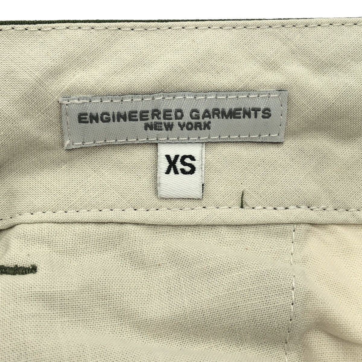 【미품】 Engineered Garments / 엔지니어드 가멘츠 | GHURKA SHORT COTTON RIPSTOP 구르카 쇼츠 코튼 립 스톱 | XS | 올리브 | 남성