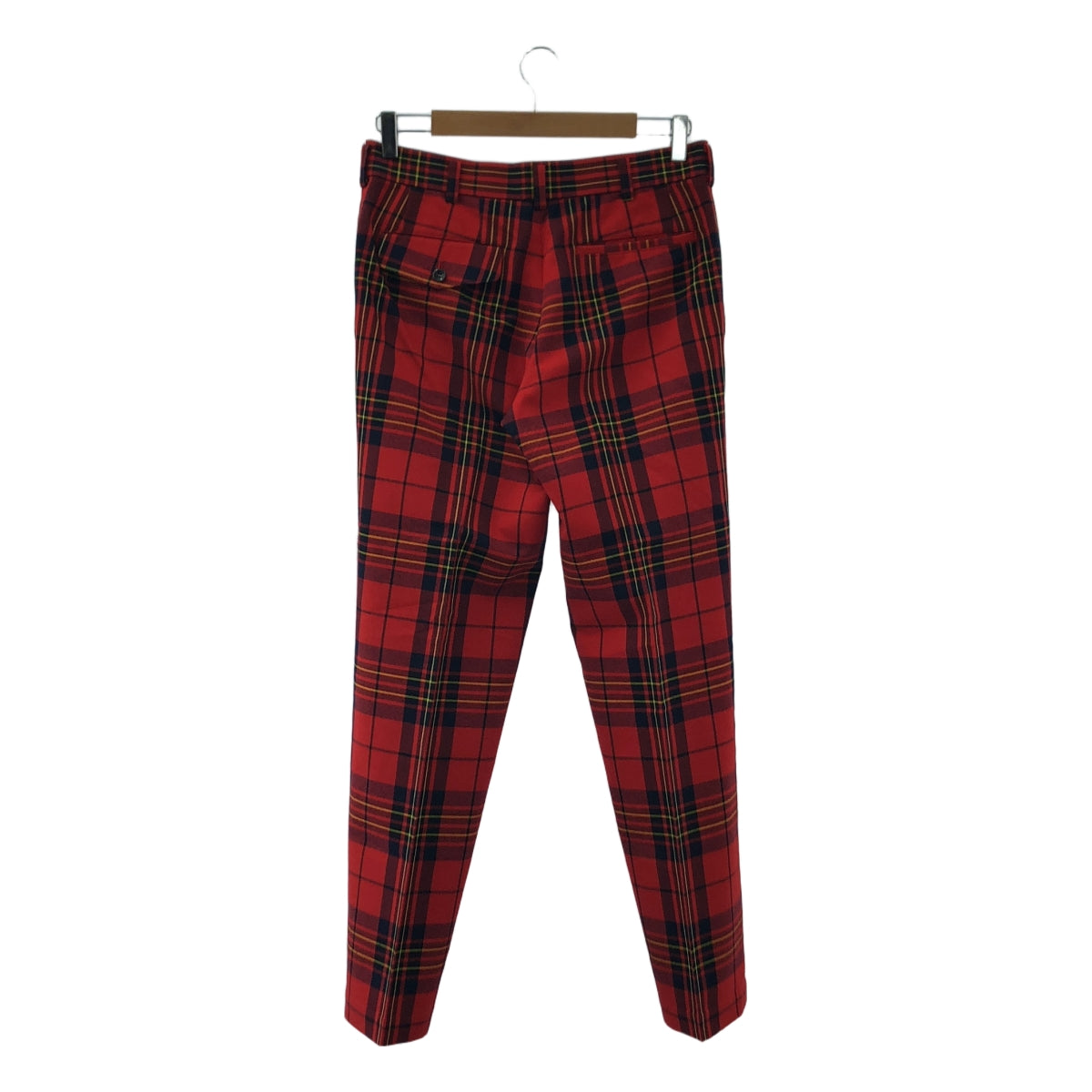 COMME des GARCONS | 經編布料2012秋冬 |格子呢格紋褶襉長褲| SHOPBOP中號 |女性的