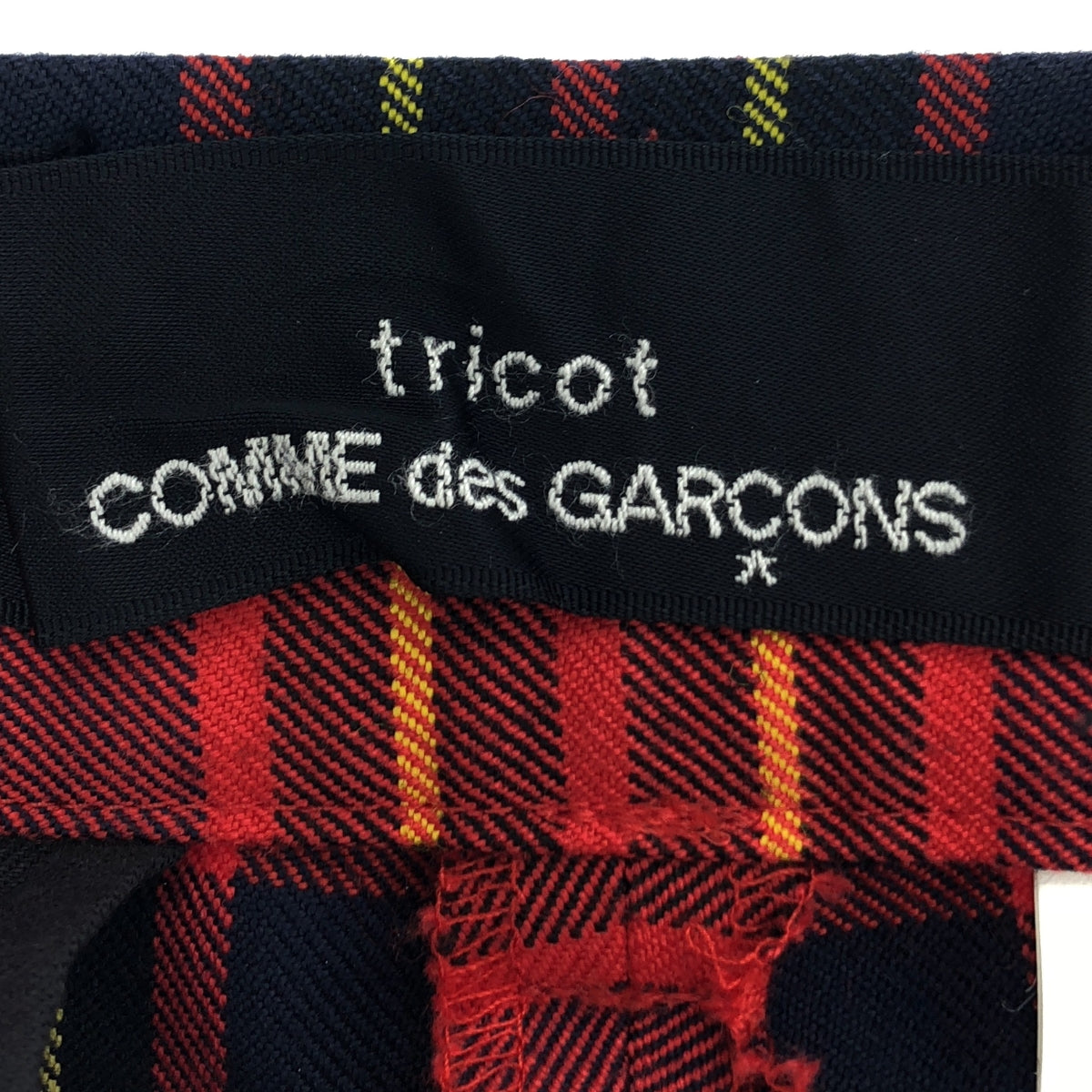COMME des GARCONS | 經編布料2012秋冬 |格子呢格紋褶襉長褲| SHOPBOP中號 |女性的