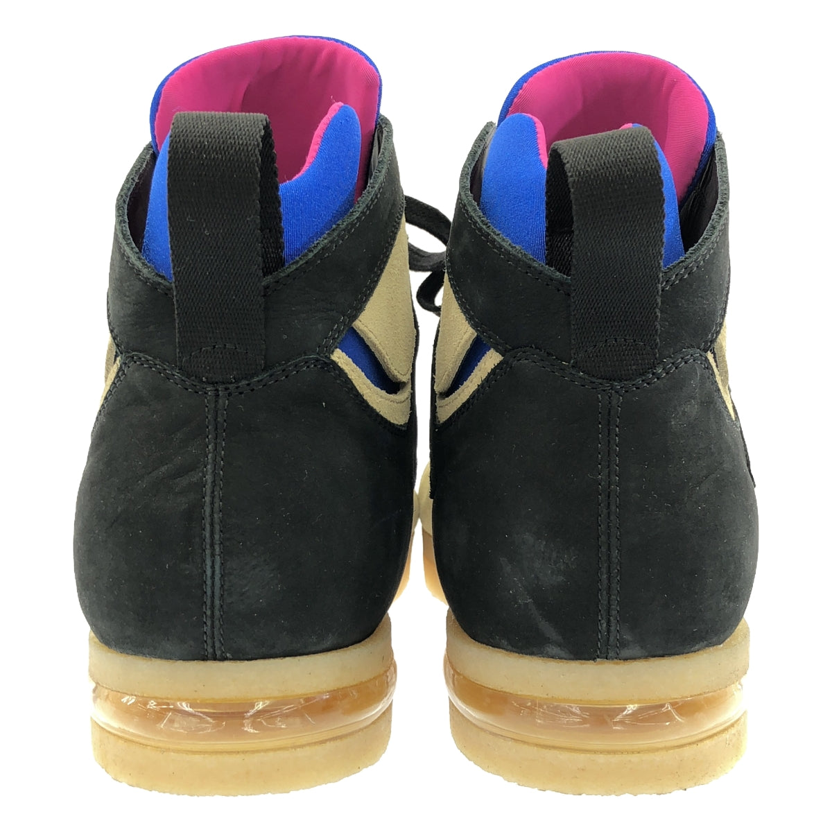 【미품】 SENSE OF SYMMETRY / 센스 오브 신메트리 | J WALLABE / 스웨이드 가죽 하이컷 신발 | 41 | 베이지/블루계 | 남성