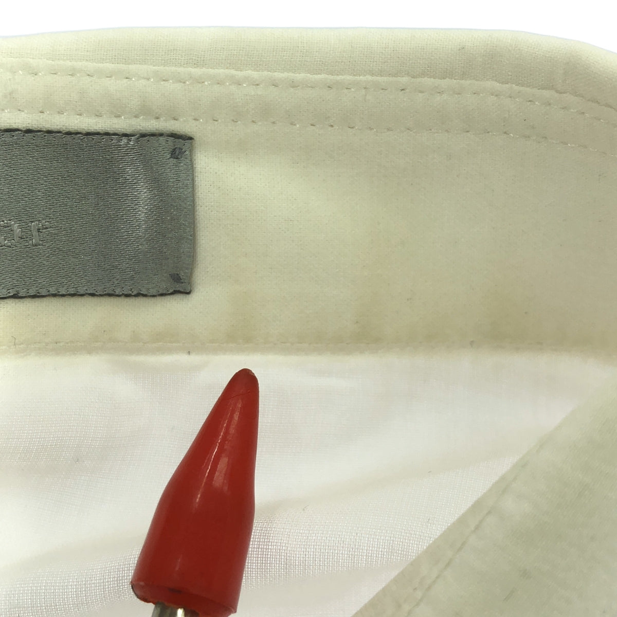 Dior homme / ディオールオム | 2005SS | エディ期 プリーツ ガーゼ シャツ | 39 | ホワイト | メンズ