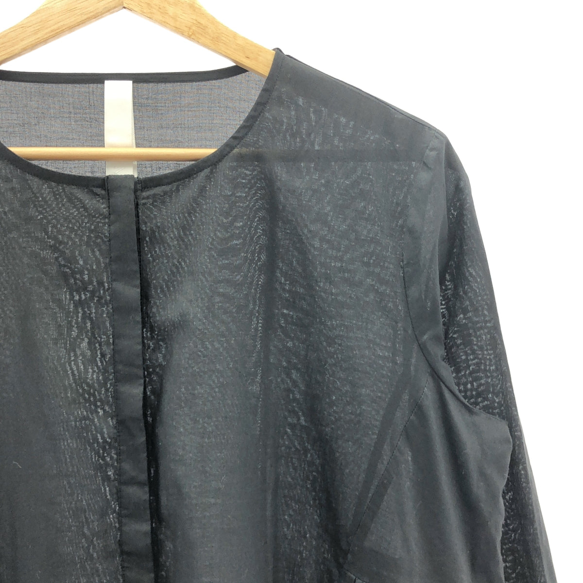 MERLETTE | No-collar Gathered Volume Dress | XS | Women's