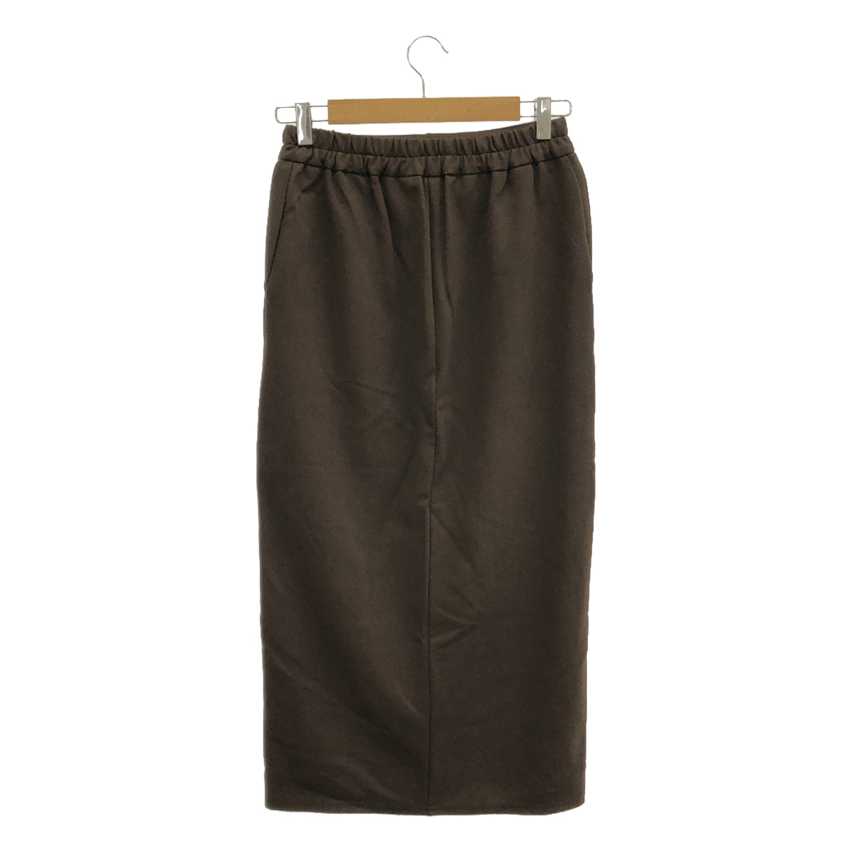 RIVE DROITE | Stretch Slit Skirt | 01 | Brown | Women's