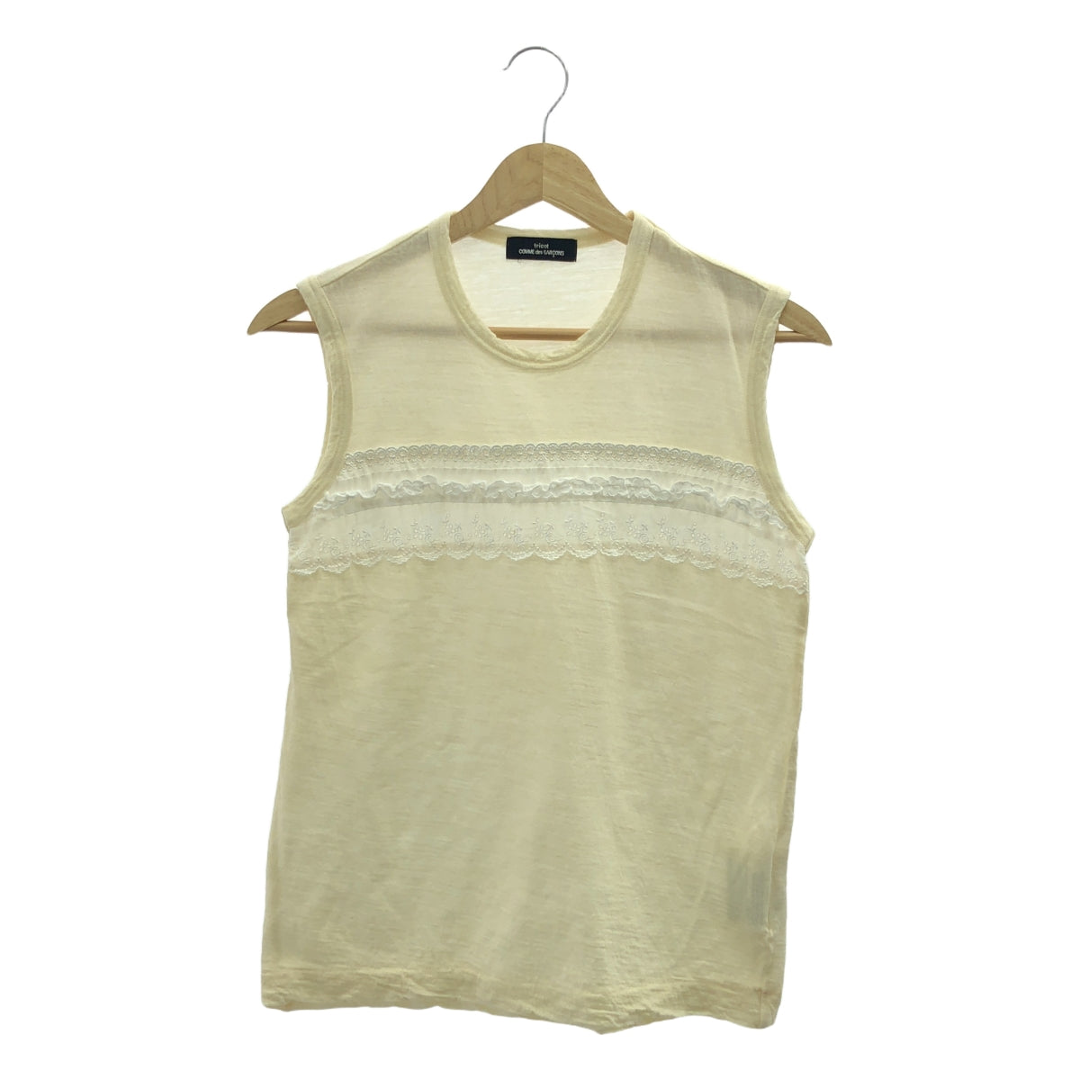 tricot COMME des GARCONS / トリココムデギャルソン | 2008SS | ウール レース タンクトップ | F | レディース