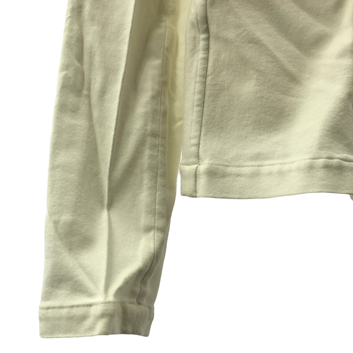 robe de chambre COMME des GARCONS / 로브드 샹블 콤 데 갤슨 | 90s~ / 1998AW 폴리에스테르 와셔 스트레치 훅식 싱글 브레스트 재킷 | M | 화이트 | 여성