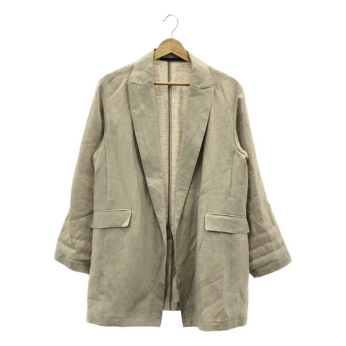 AP STUDIO | 2024SS | Linen mix light jacket | 36 | Women's