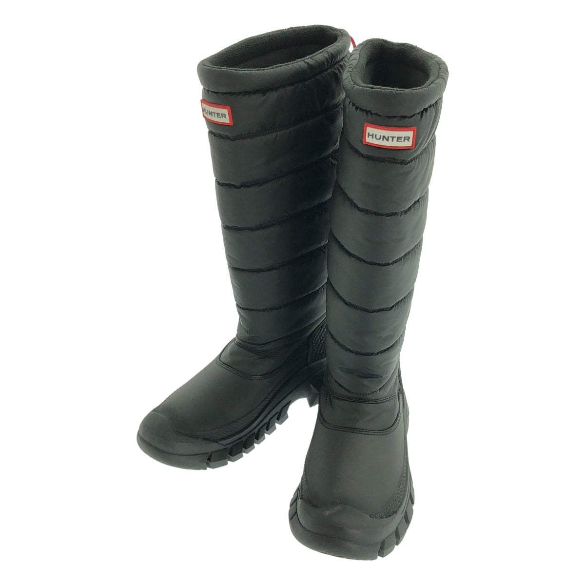 美品　HUNTER　☆UK5 スノーキルトブーツ 黒　ハンター 23.5 24 HUNTER / ハンター | ダウンキルト スノーブーツ | UK5 | レディース – KLD