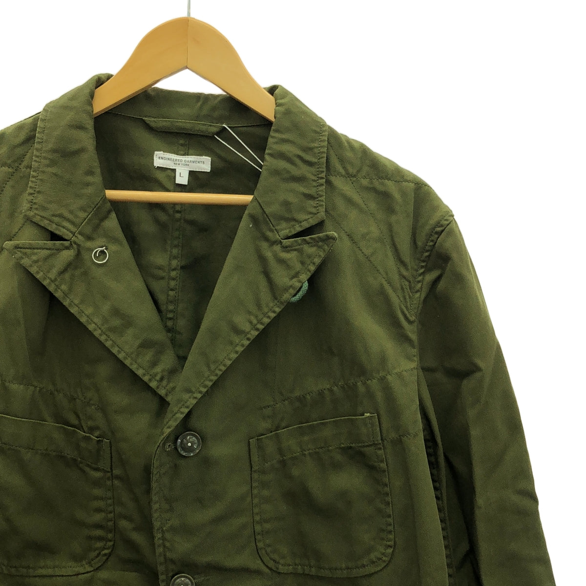 Engineered Garments | Bedford Jacket - Cotton Ripstop Bedford Jacket | L | Men's