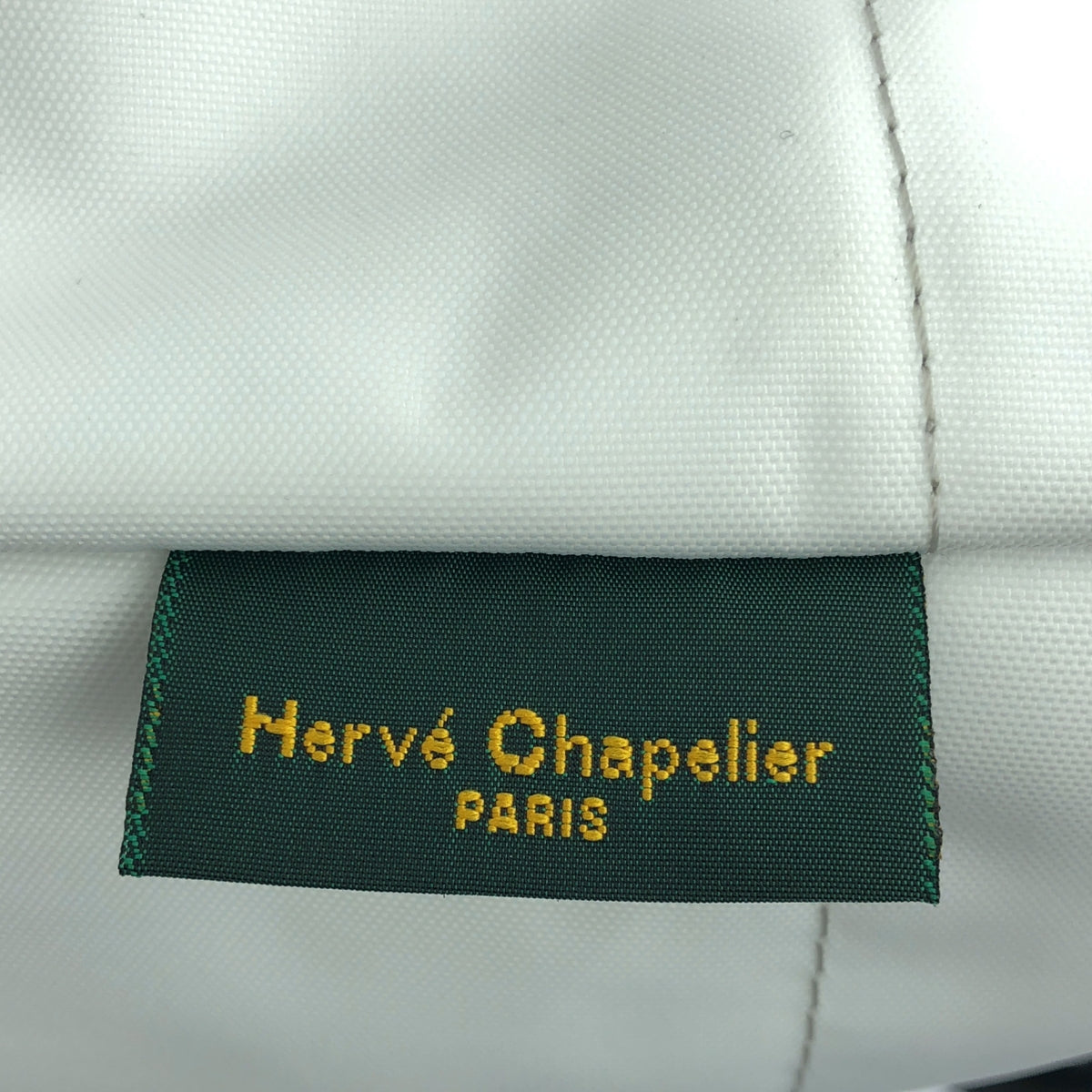 HERVE CHAPELIER / エルベシャプリエ | ナイロン 舟型 ショルダー バッグ | ホワイト/ベージュ | レディース