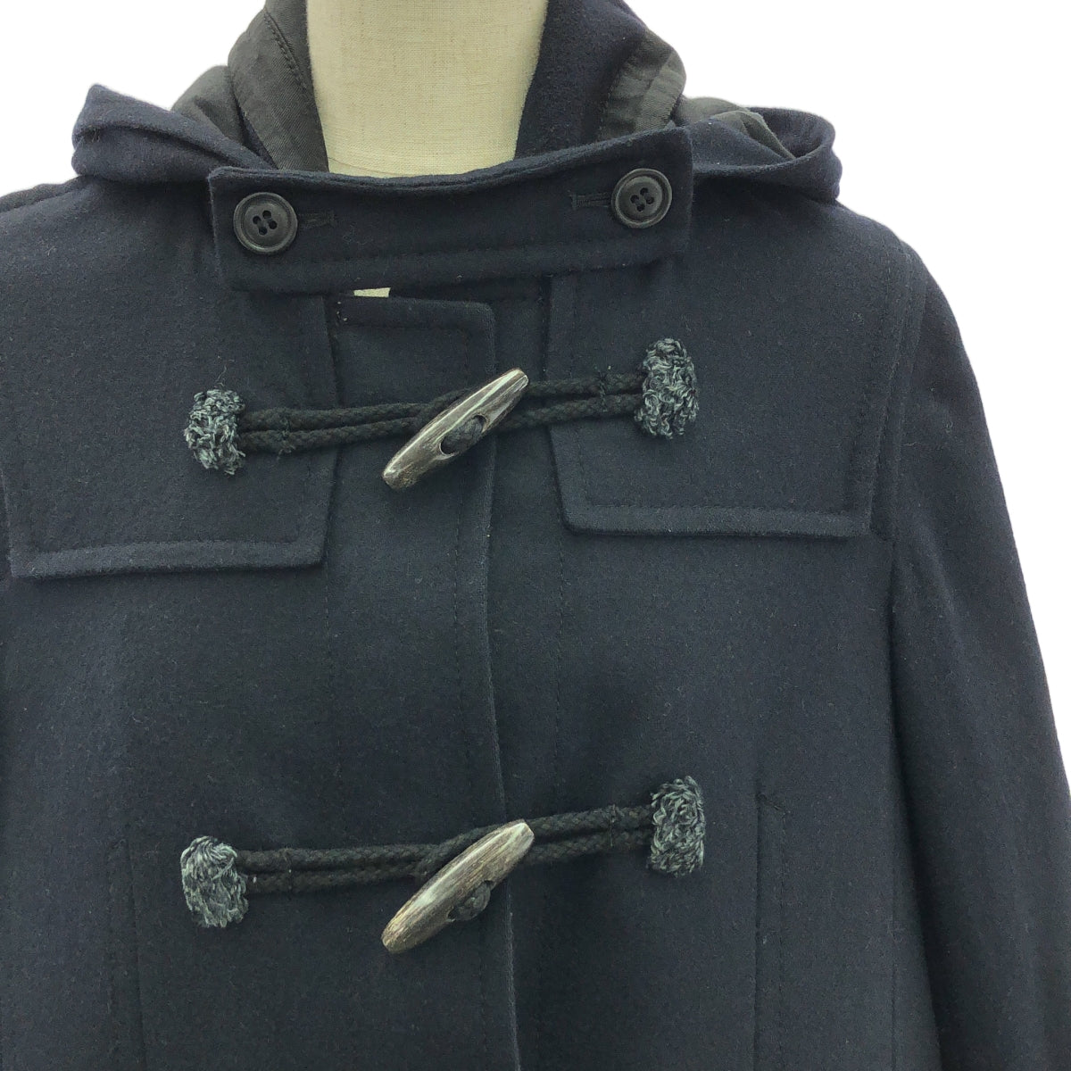 COMME des GARCONS | 2009AW | Wool Melton Layered Duffle Coat | S | Women's