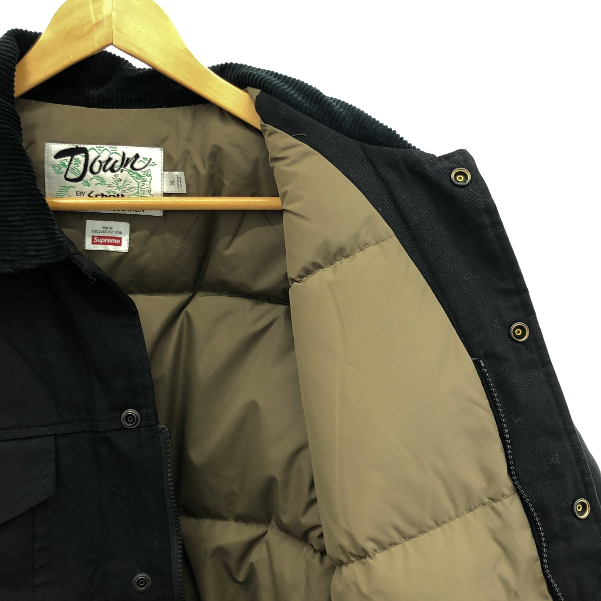 SUPREME / シュプリーム | 2022AW | × Schott / ショット Canvas Down Trucker Jacket / キャンバスダウントラッカー ジャケット | XL | メンズ