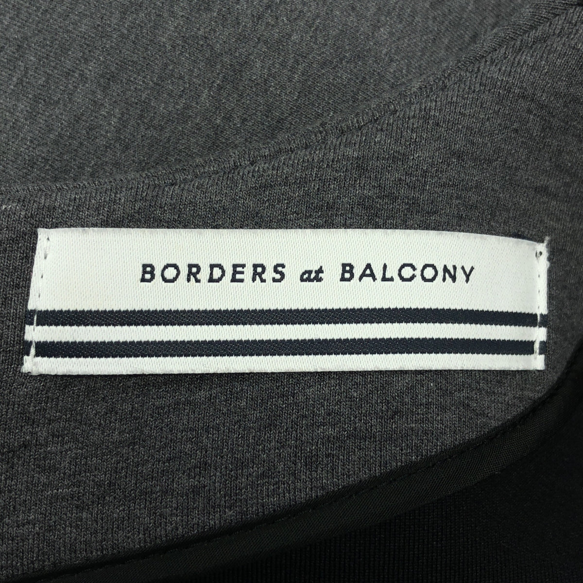 BORDERS at BALCONY | 圓形中長洋裝 | 珍珠圓領中長洋裝 | 38 | 女款
