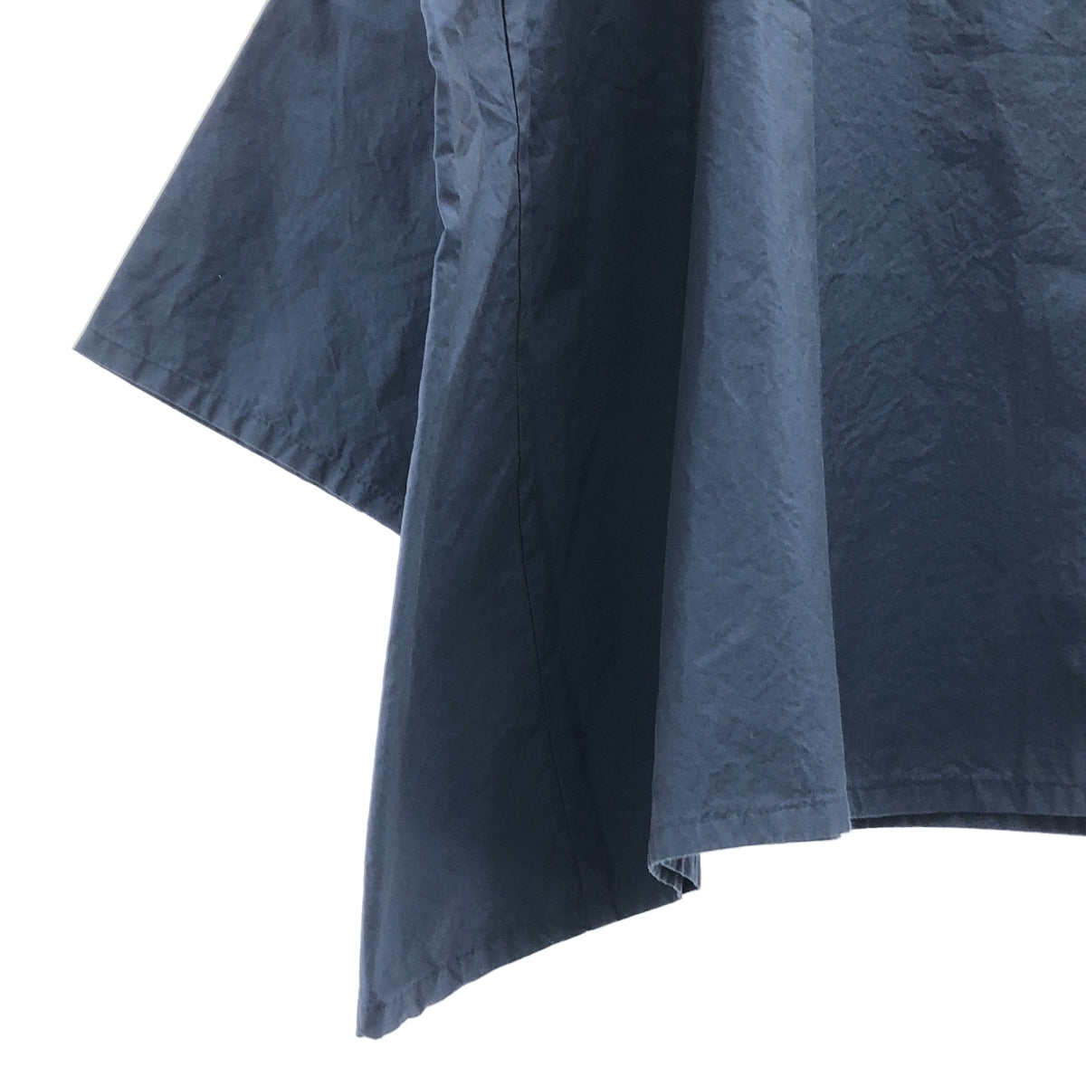 STAMP AND DIARY / 스탬프 앤 다이어리 | 코튼 오버 블라우스 | F | 네이비 | 여성