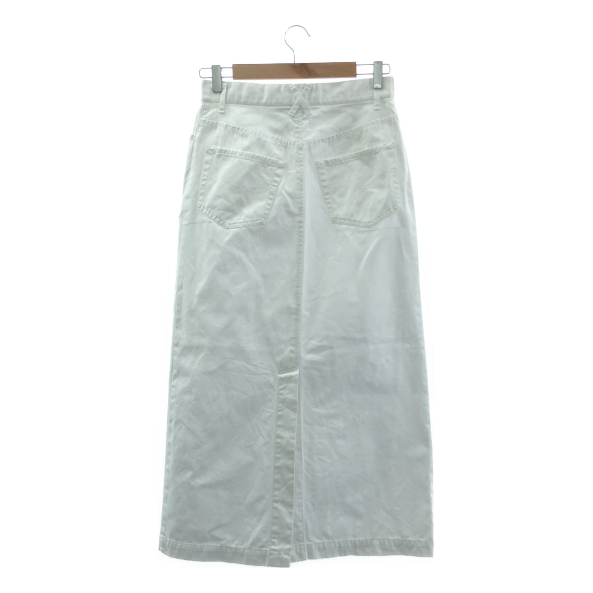 tricot COMME des GARCONS / トリココムデギャルソン | 1990s | コットン バックスリット ロングスカート | M | ホワイト | レディース