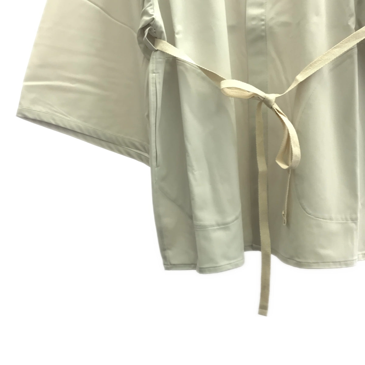 【신품】 prasthana / 프라스타나 | long loop big sleeve shirt 반팔 셔츠 | M | 그레이 계 | 남성