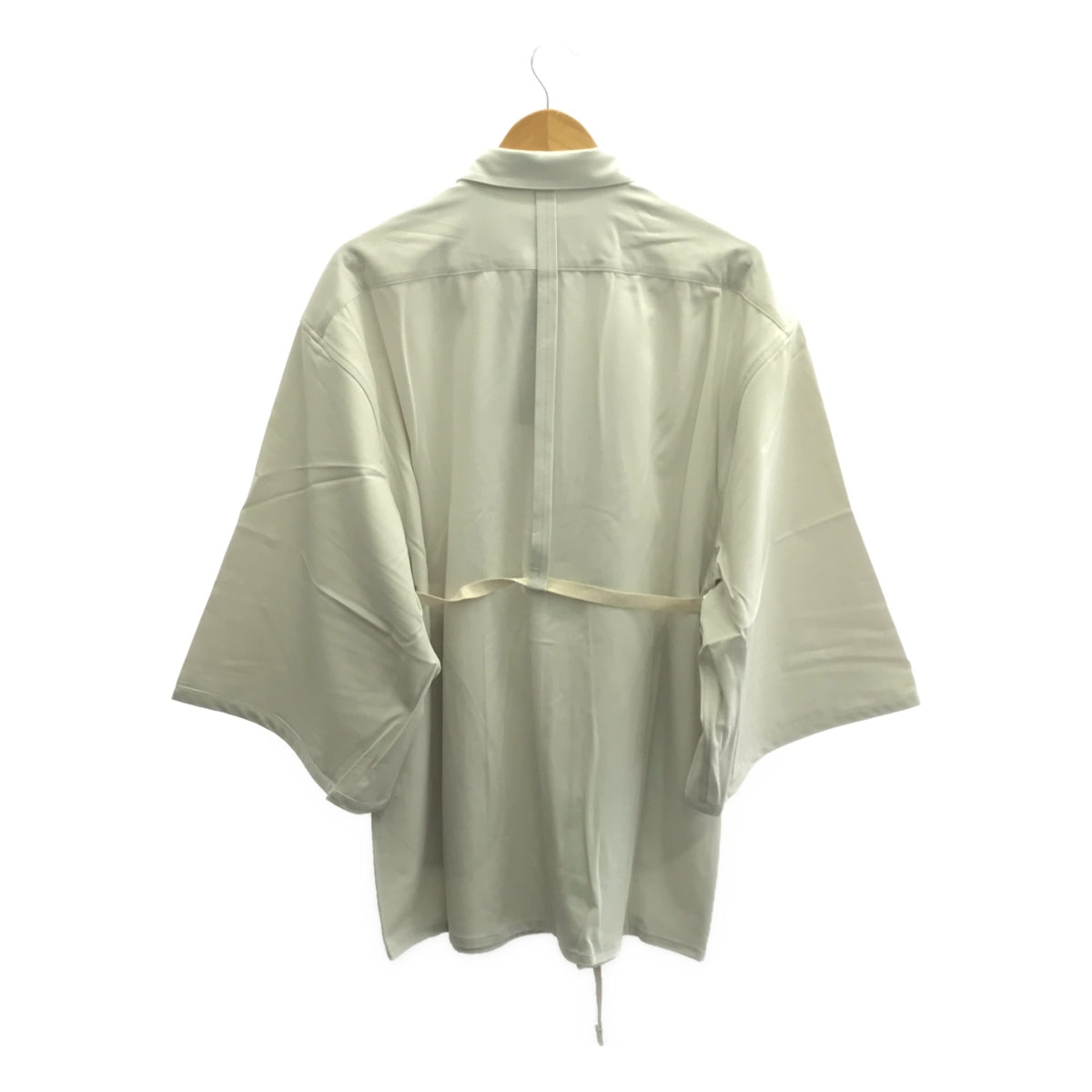 【신품】 prasthana / 프라스타나 | long loop big sleeve shirt 반팔 셔츠 | M | 그레이 계 | 남성
