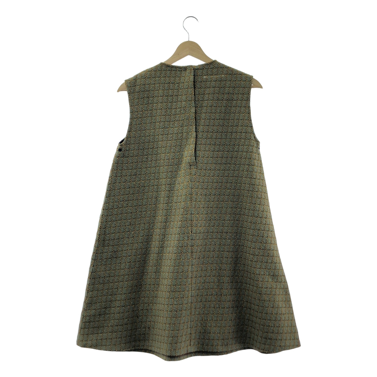 MM6 Maison Margiela / エムエムシックスメゾンマルジェラ | 総柄 フレア ノースリーブ ワンピース | 42 | レディース