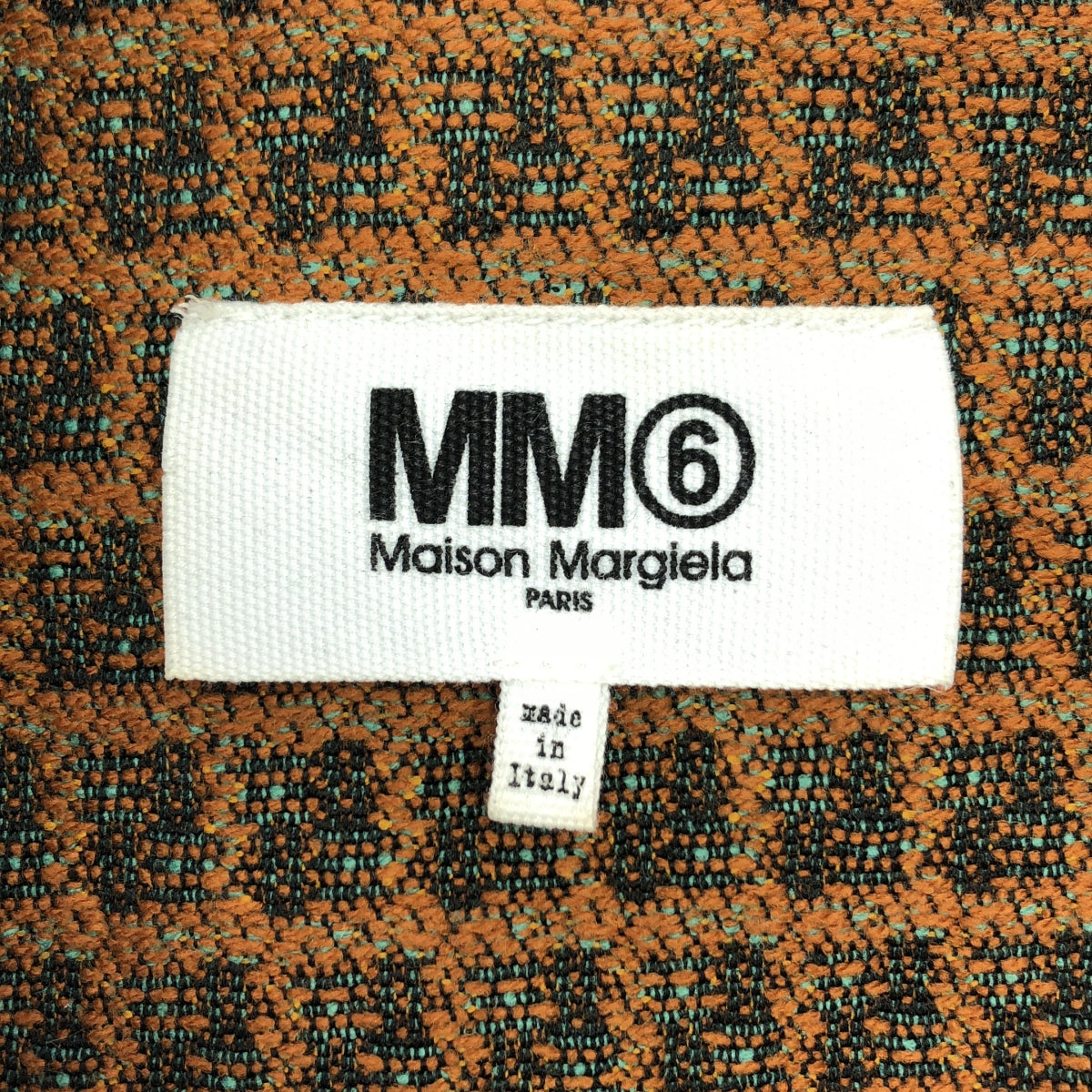 MM6 Maison Margiela / エムエムシックスメゾンマルジェラ | 総柄 フレア ノースリーブ ワンピース | 42 | レディース