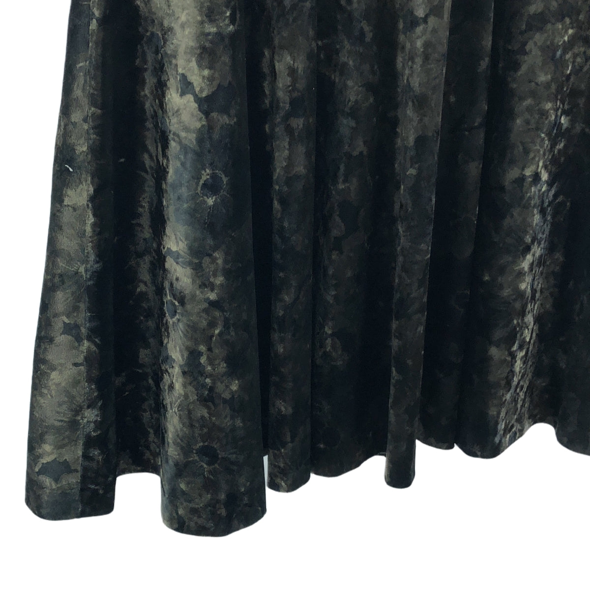 Mila Owen | Velvet Floral Print Flared Skirt | 1 | Women's