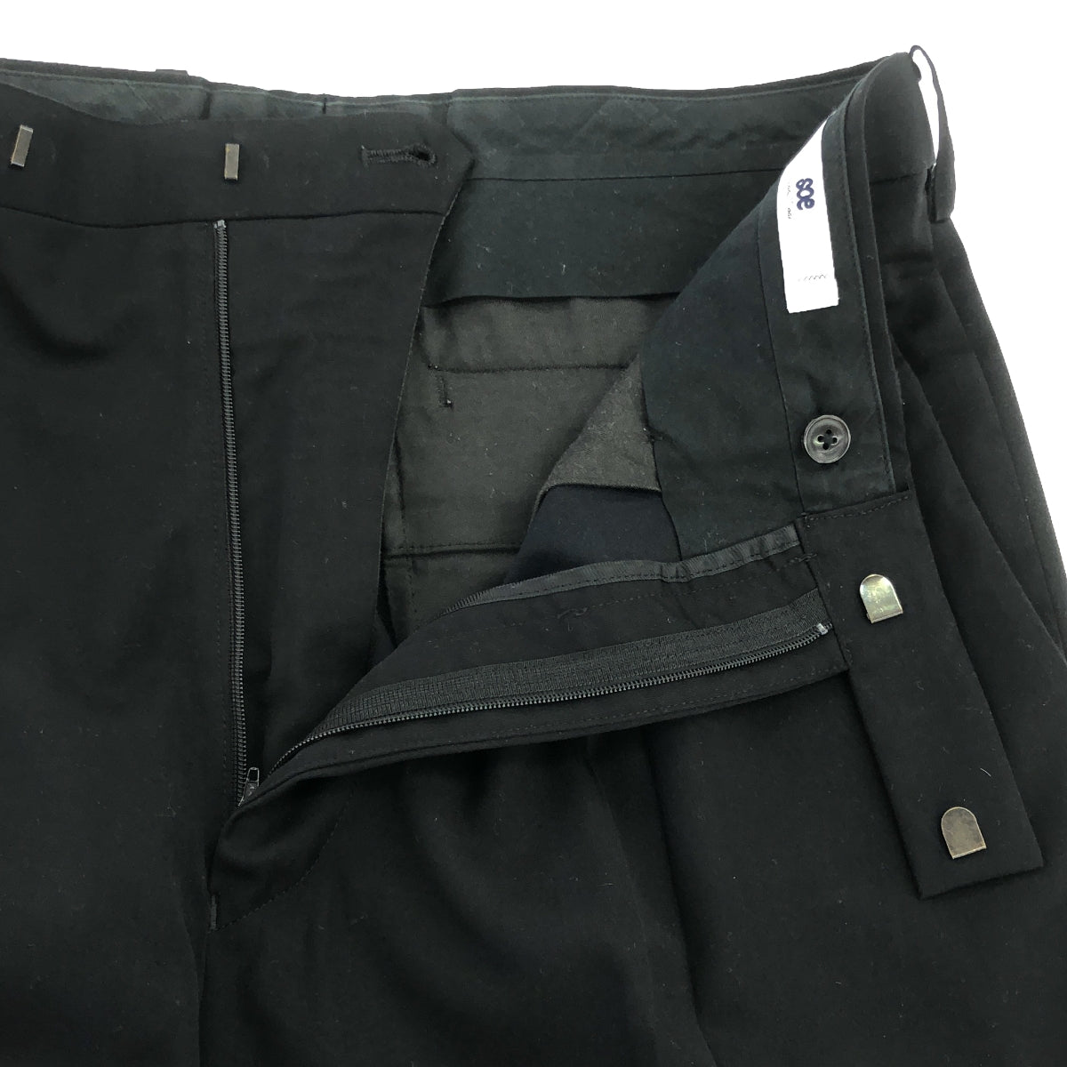 國企 |褶皺錐形休閒褲 | 1 |黑色 |男士