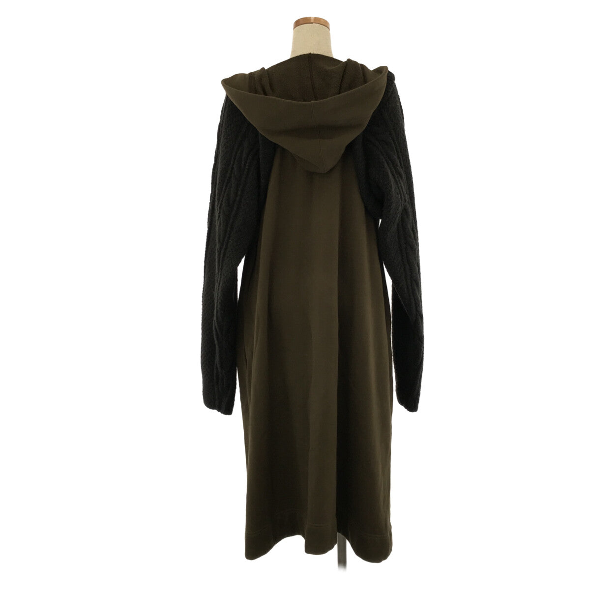 RISMAT 由 Y's | 2020秋冬 | ALAN 針織袖運動外套 | 2 |卡其色/棕色 |女性的