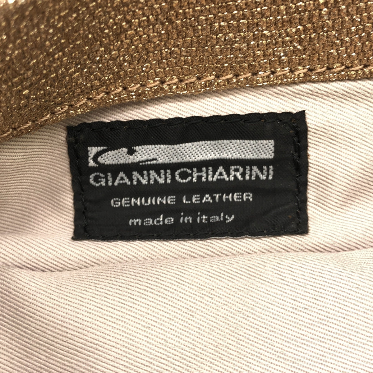 GIANNI CHIARINI / ジャンニキャリーニ | 2Way メタリック クラッチ ミニショルダー パーティバッグ | ゴールド | レディース