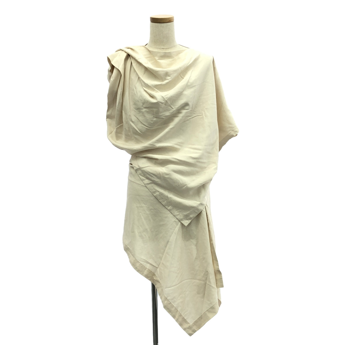 【新品】 ISSEY MIYAKE / イッセイミヤケ | ENCLOTHE SILK Shirt インクローズ シルク シャツ | 2 | Moon White | レディース